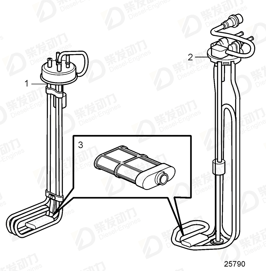 VOLVO Dipstick 21124969 Drawing